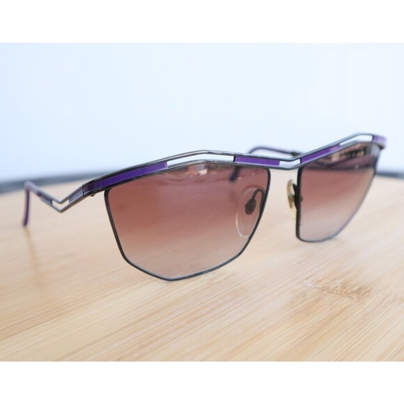 Paloma Picasso 1478 98 Vienna Line Sunglasses 61-14-125 Purple/Black FRAMES ONLY main image 7